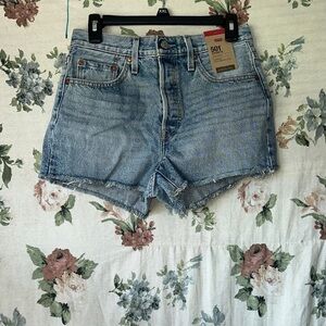 Levi's Women's Denim Blue Jean Shorts